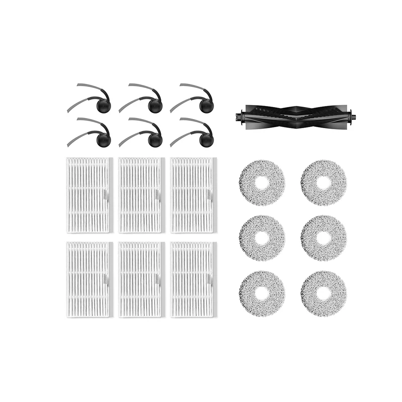 MX50 Pack d’accessoires (6 brosses latérales + 6 HEPA + 6 serpillères + 1 brosse)
