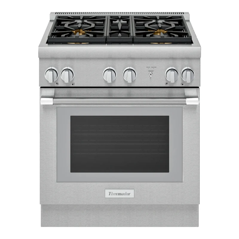 Cuisinière au gaz 30 po, 5,1 pi³ Inox avec Brûleurs Star™ et QuickClean™ - Pro Harmony®