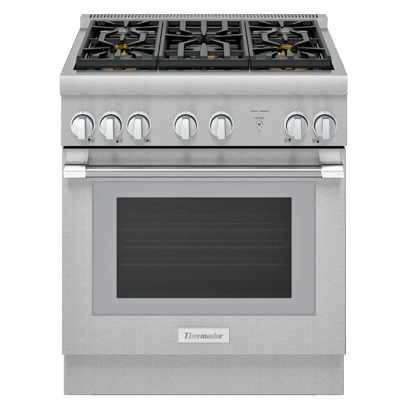 Cuisinière au gaz 30 po, 4,6 pi³ Inox avec Brûleurs Star™, QuickClean™ et Convection - Pro Harmony®