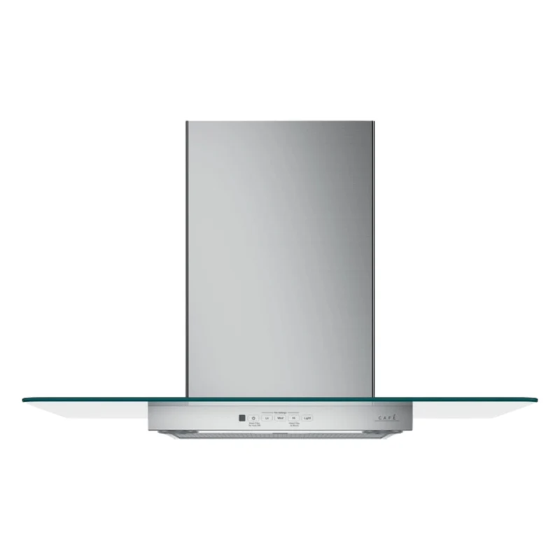 Hotte cheminée murale 30 po 350 CFM, Inox avec verrière en verre