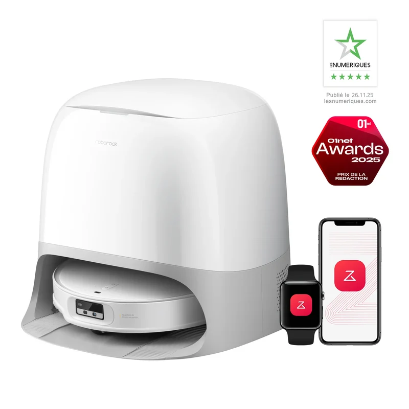 ROBOROCK Aspirateur robot Qrevo Curv 2 ProX
