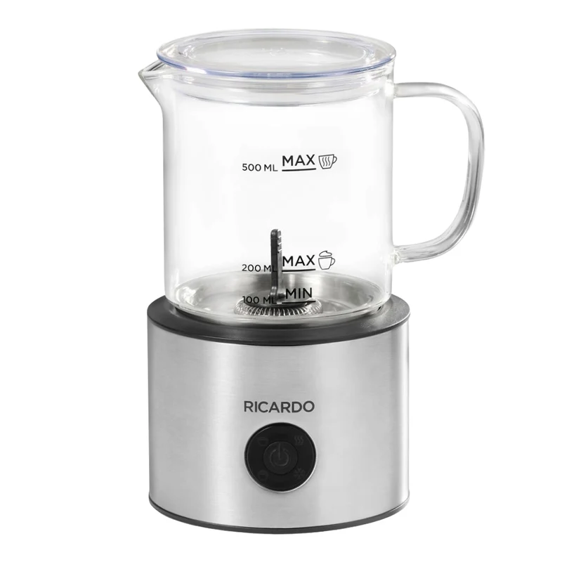 Mousseur à lait avec carafe en verre 500 ml