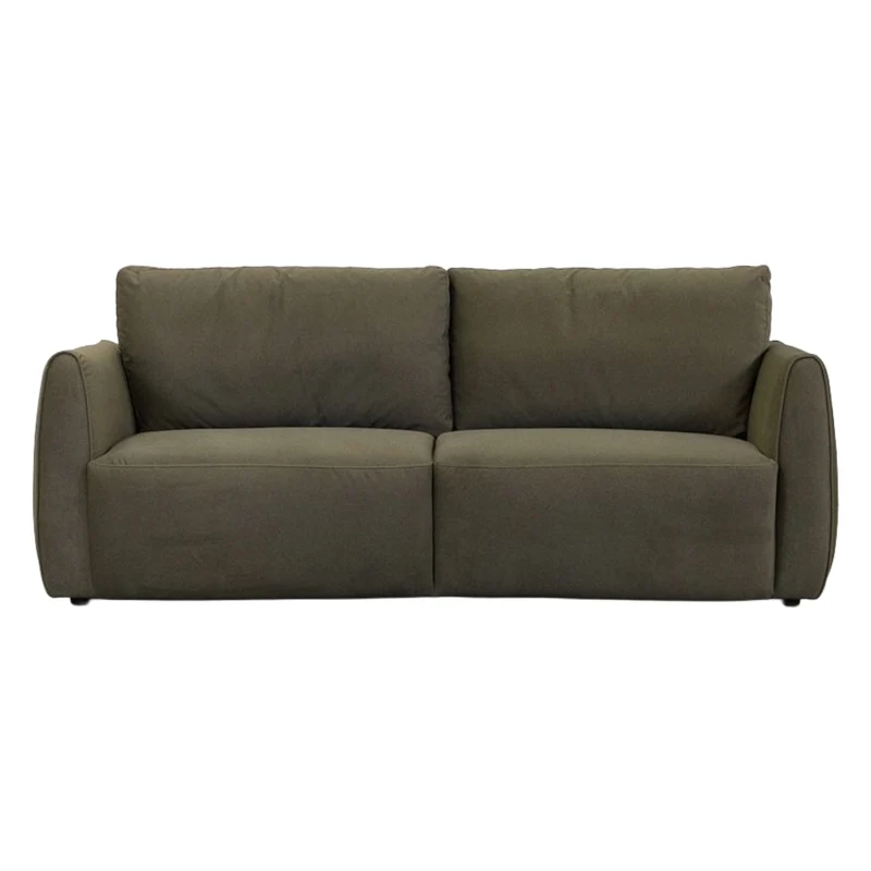 Causeuse en tissu vert boréal - Kasp