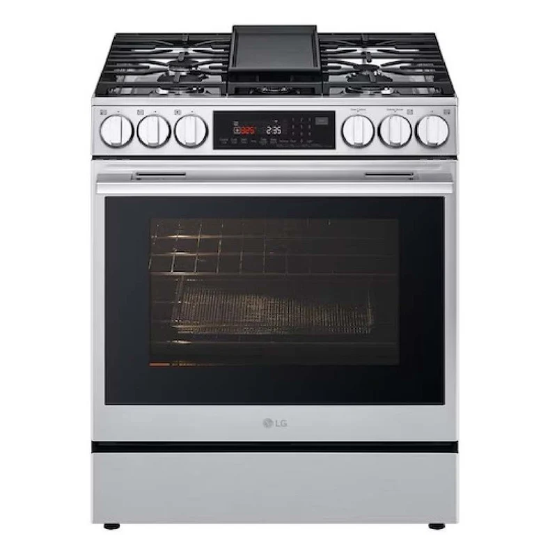 Cuisinière au gaz encastrable 30 po, 6,3 pi³ Inox avec Convection ProBake®, Air Fry et InstaView®