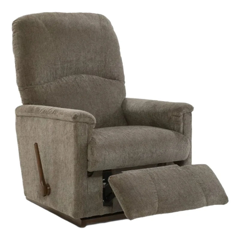 Fauteuil berçant et inclinable en tissu gris - Mercury