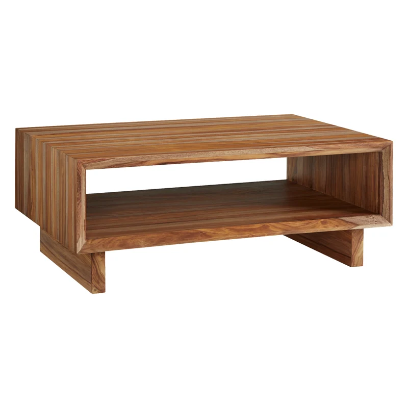 Table basse en bois/MDF brun naturel - Dressonni