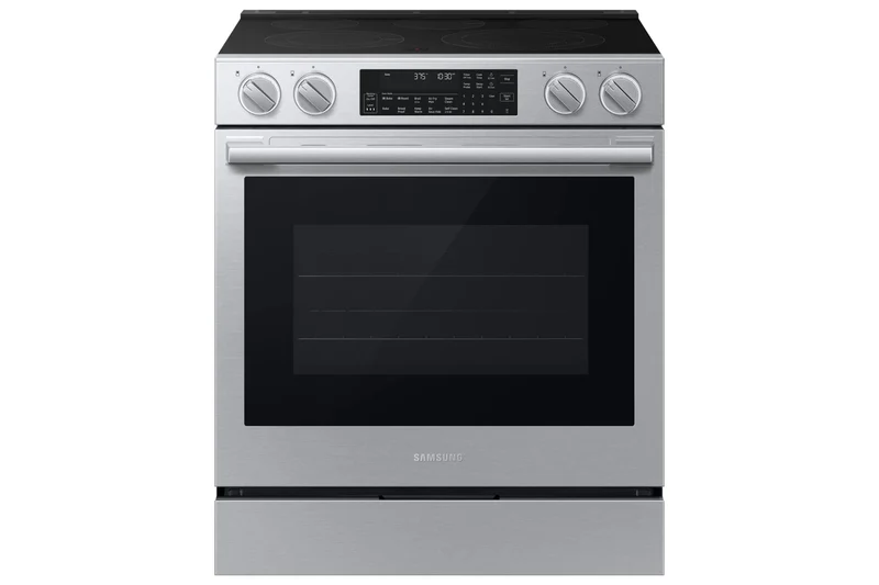 Cuisinière électrique encastrable 30 po, 6,3 pi³ Inox avec Convection véritable et Air Fry