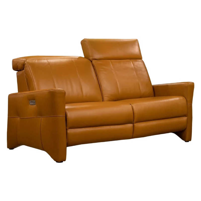 Sofa condo inclinable motorisé en tissu - Lexie