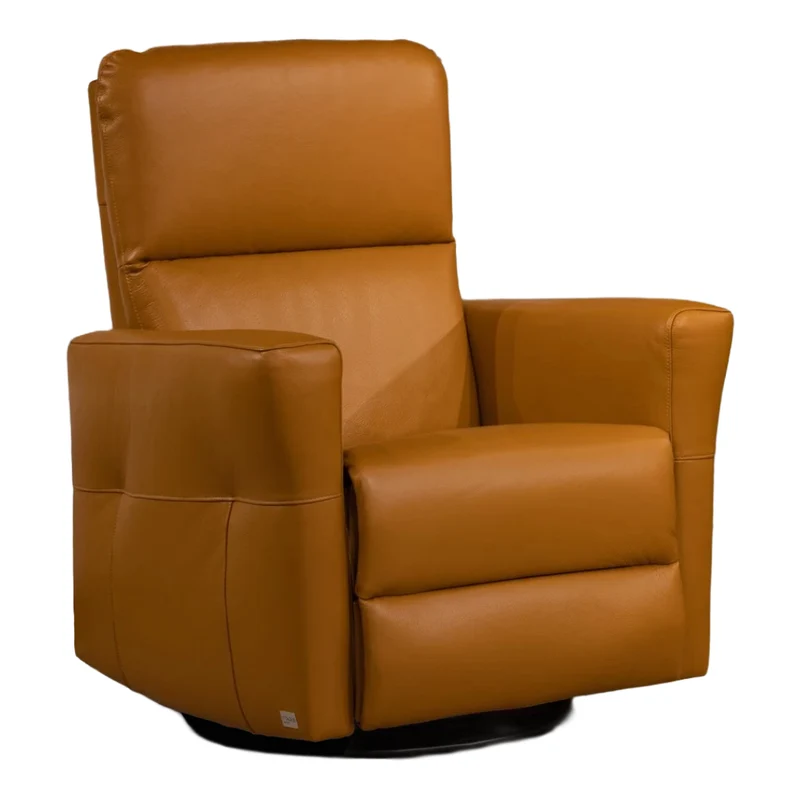 Fauteuil berçant, pivotant et inclinable motorisé en tissu - Ada
