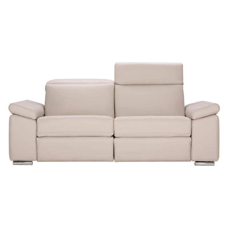 Sofa condo inclinable motorisé en cuir - London