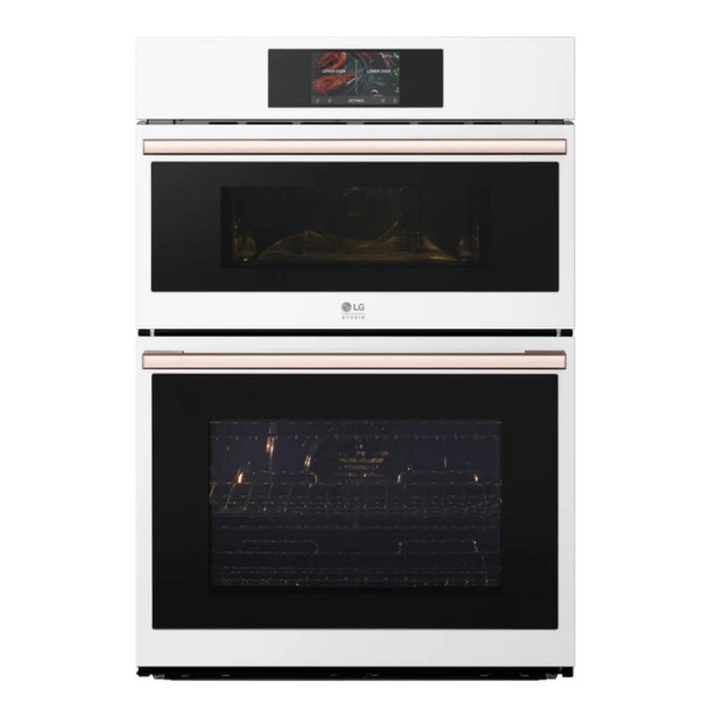 Four encastrable combiné 30 po, 6,4 pi³ Blanc avec Convection véritable, Air Fry et TurboCook™