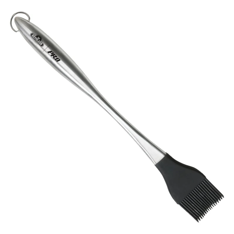 Pinceau en silicone avec manche en acier inoxydable