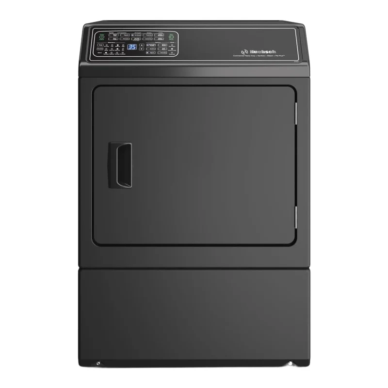 Sécheuse électrique à chargement frontal DF7, 7,0 pi³ désinfectante Noir mat