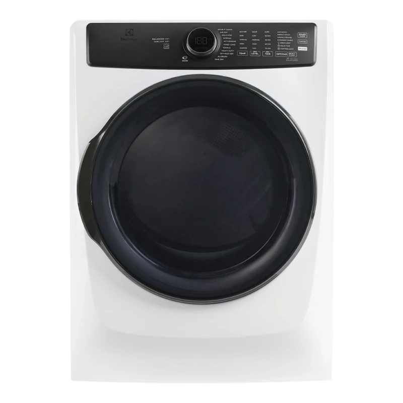 Sécheuse électrique 27 po, 8,0 pi³ Blanc mat avec Balanced Dry™ et rafraîchissement instantané