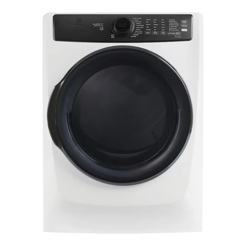 Sécheuse au gaz 27 po, 8,0 pi³ Blanc mat avec LuxCare® Dry et rafraîchissement instantané