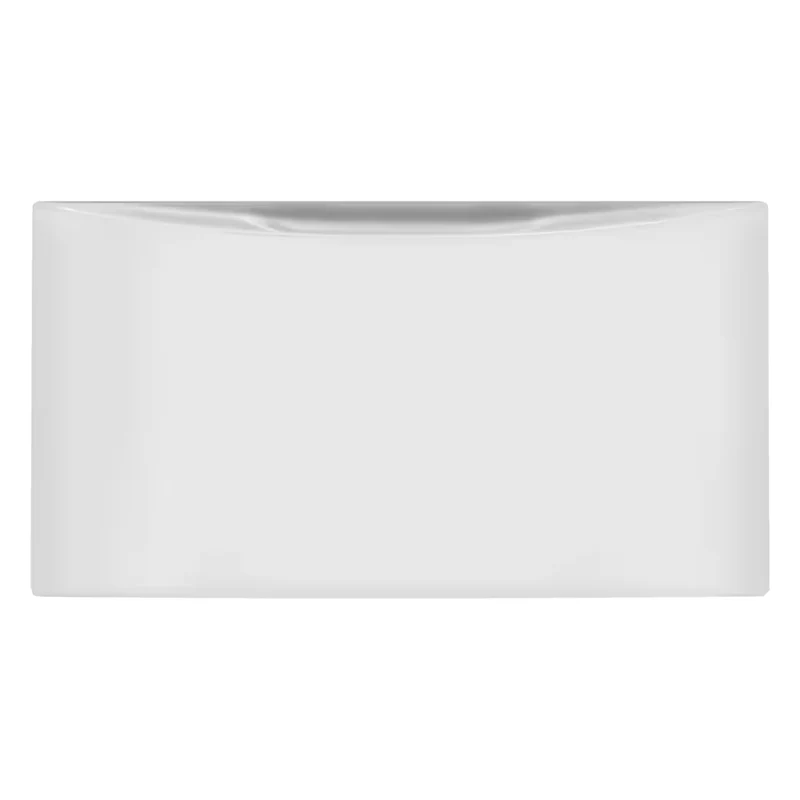 Piédestal Luxury-Glide® Blanc mat avec tiroir de rangement spacieux