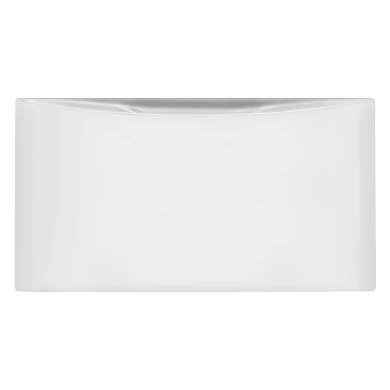 Piédestal Luxury-Glide® blanc avec tiroir de rangement spacieux