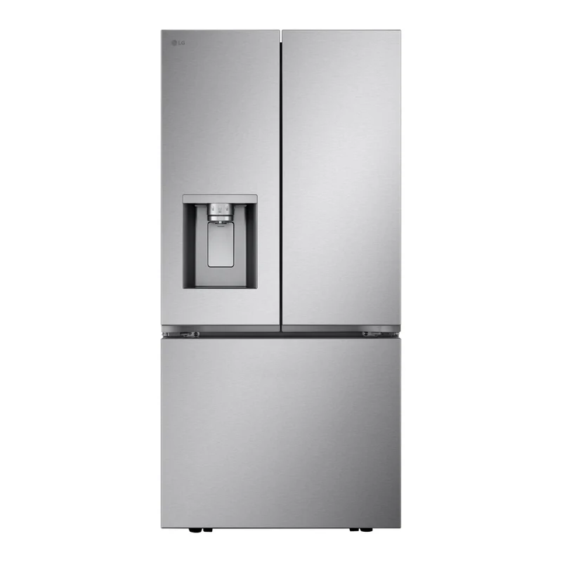 Réfrigérateur à portes françaises 33 po, 24,5 pi³ 3 portes avec Distributeur externe Slim SpacePlus™ et Wi-Fi