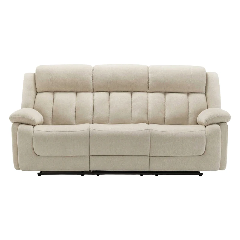 Sofa motorisé en tissu avec ports USB intégrés