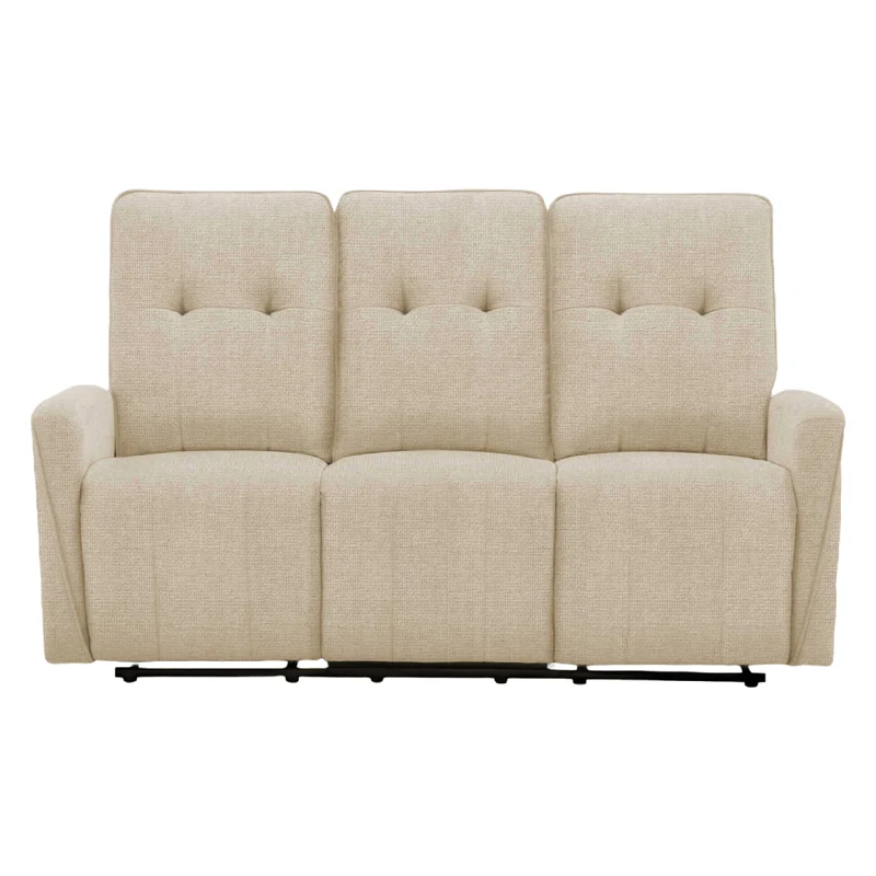 Sofa motorisé en tissu avec ports USB intégrés