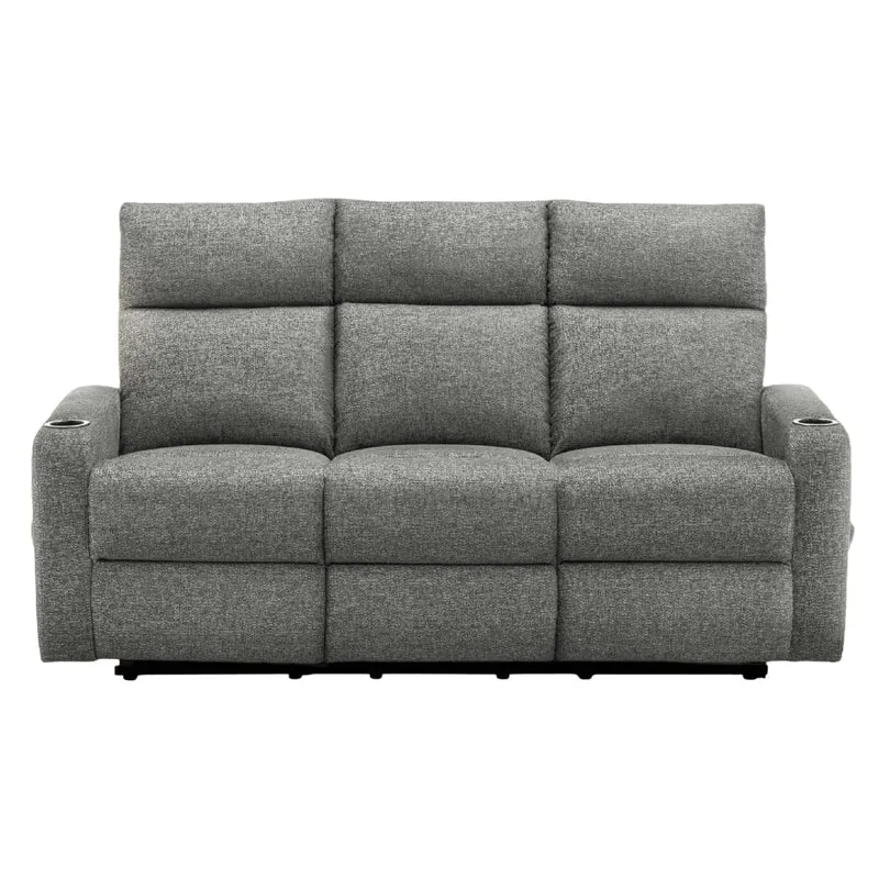 Sofa inclinable en tissu ou aspect cuir