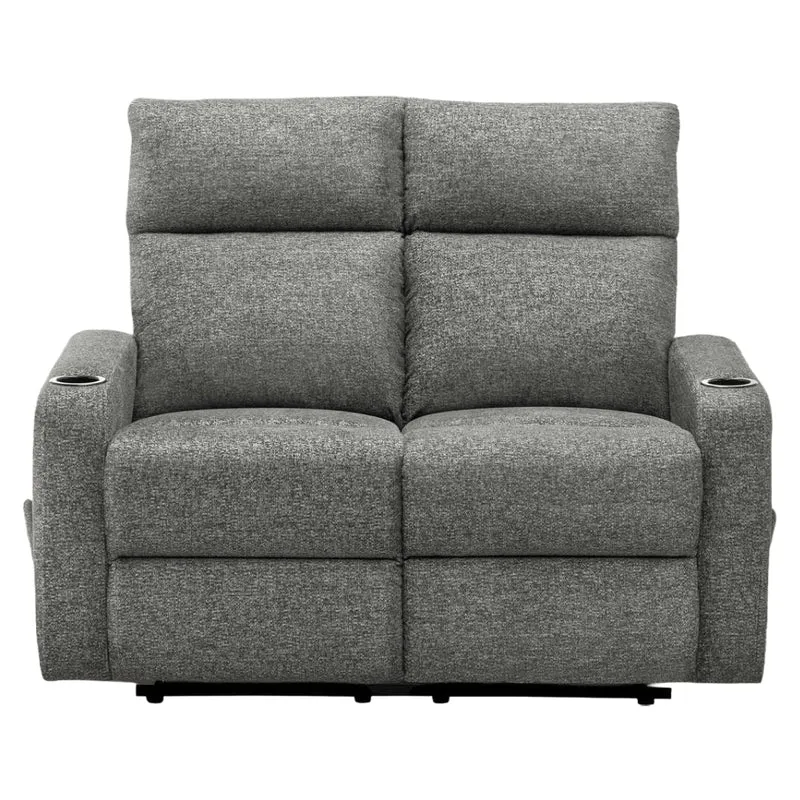 Causeuse inclinable en tissu ou aspect cuir