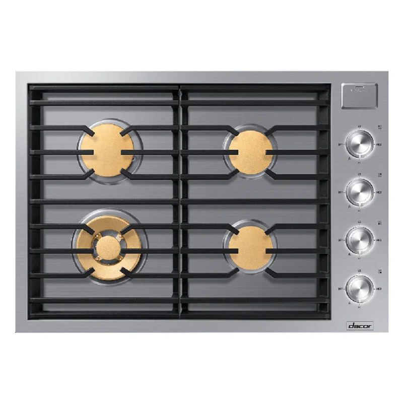 Plaque de cuisson au gaz 30 po à 5 brûleurs avec brûleurs SimmerSear à double vanne