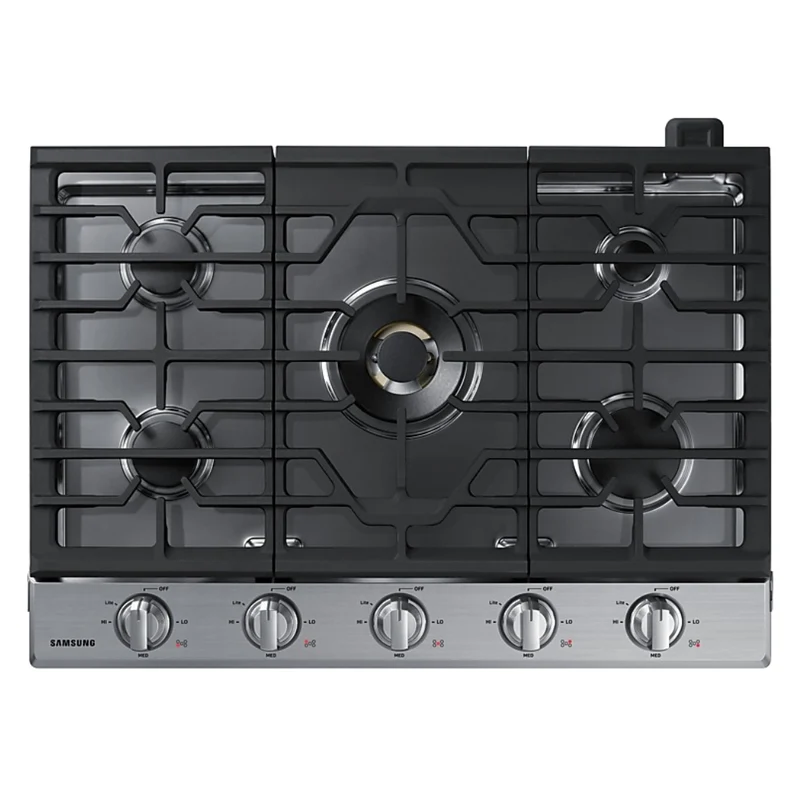 Plaque de cuisson au gaz 30 po à 5 brûleurs avec brûleur double et Wi-Fi