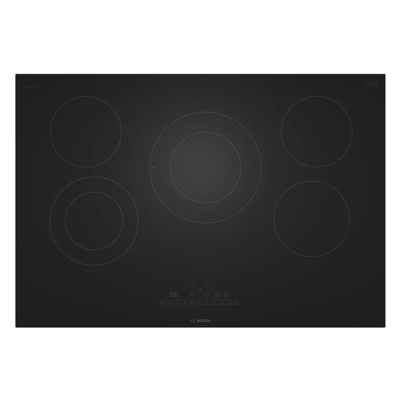 Plaque de cuisson électrique 30 po, Noir à 5 zones avec PreciseSelect™ - Série 800
