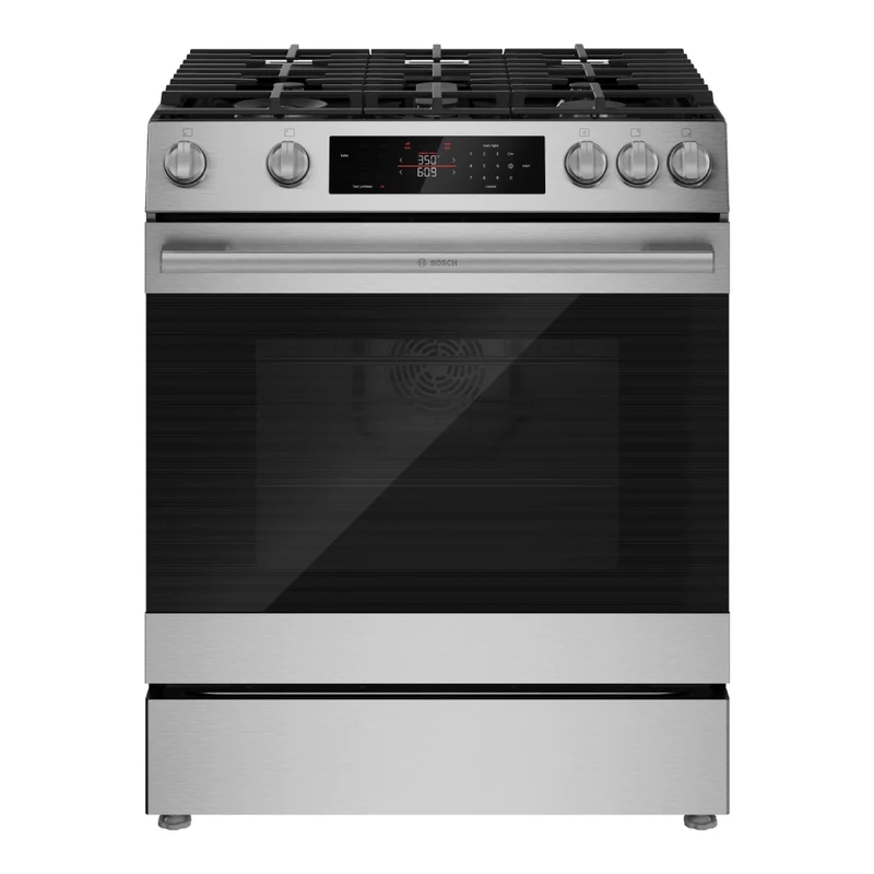 Cuisinière au gaz encastrable 30 po, 5,8 pi³ Inox avec Air Fry et Autonettoyage - Série 300