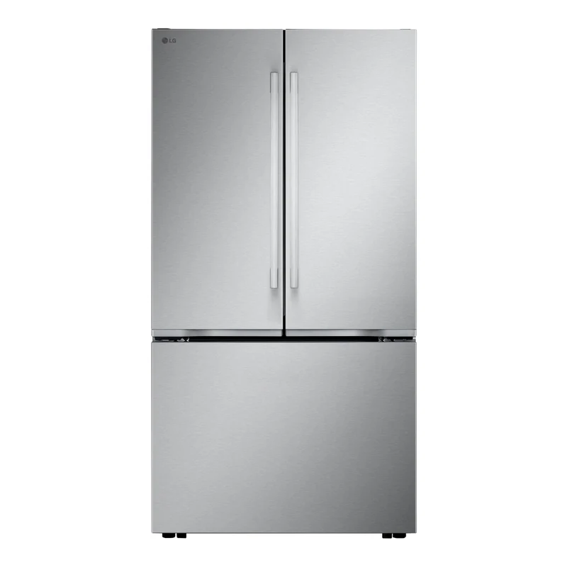 Réfrigérateur à portes françaises, profondeur comptoir 36 po, 25 pi³ 3 portes Inox avec Distributeur d'eau interne et Wi-Fi