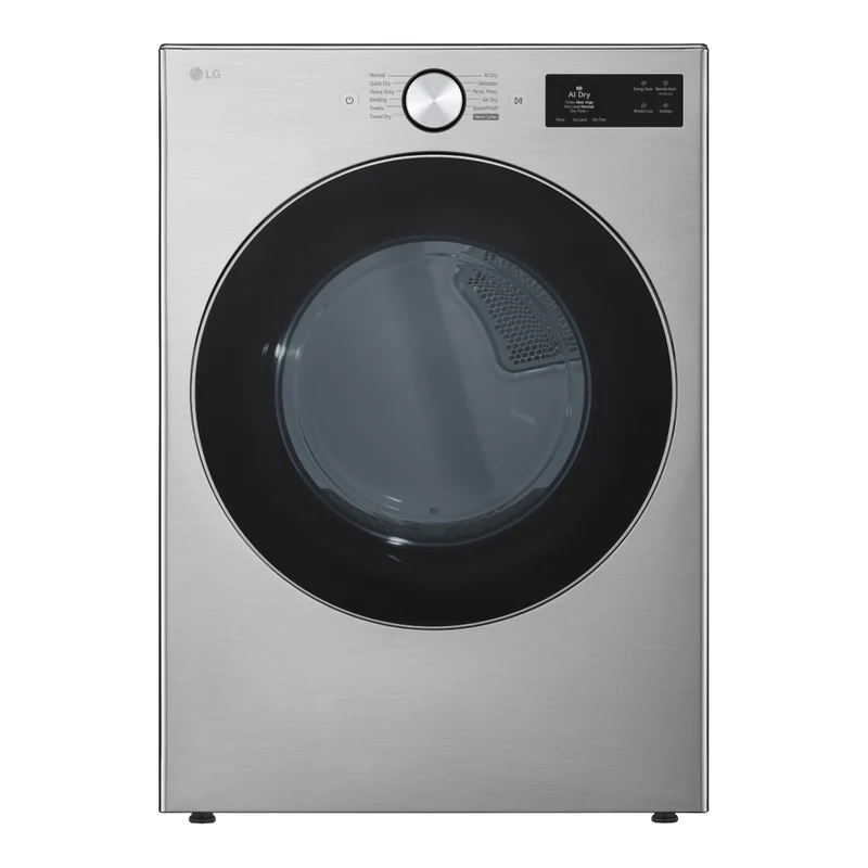 Sécheuse au gaz 27 po, 7,4 pi³ Acier graphite avec TurboSteam et SteamFresh