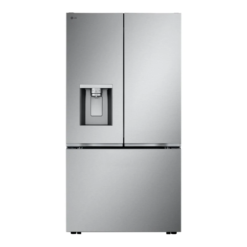 Réfrigérateur à portes françaises, profondeur comptoir 36 po, 24 pi³ 3 portes Inox avec Distributeur d'eau/glaçons et Wi-Fi