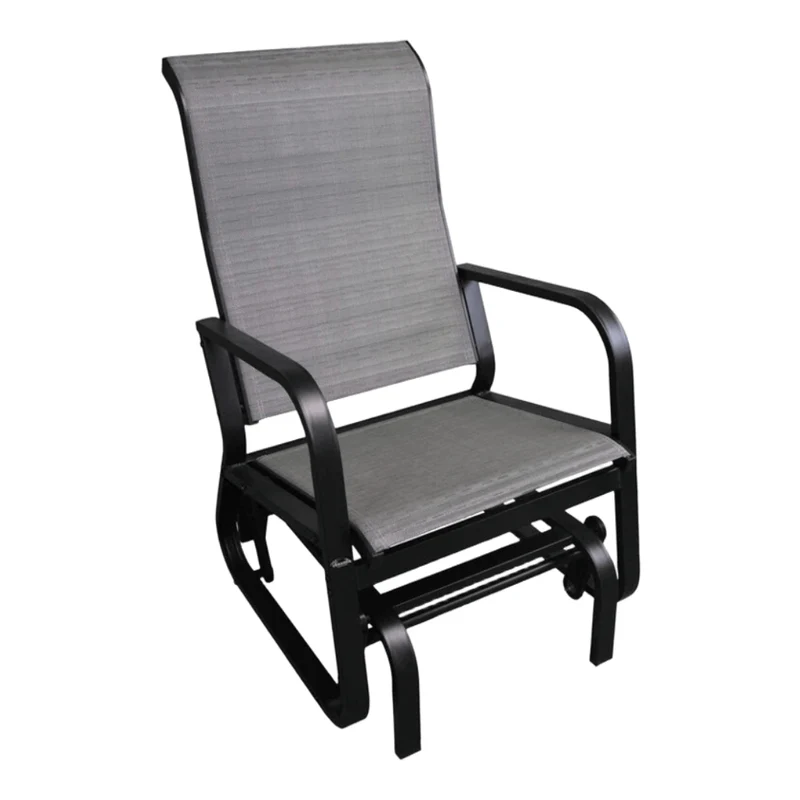 Chaise berçante ergonomique en tissu avec une structure en aluminium - Versas