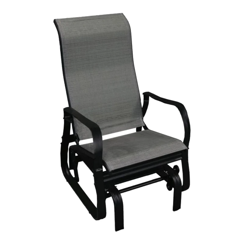 Chaise berçante en tissu avec une structure en aluminium - St-Laurent