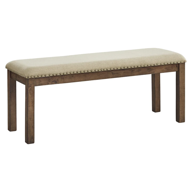 Banc de salle à manger en bois avec assise rembourrée - Moriville