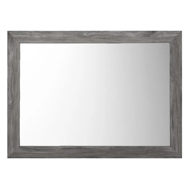 Miroir de bureau en bois/MDF gris foncé - Bronyan