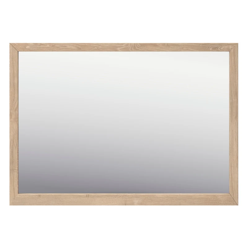 Miroir de bureau en bois/placage beige - Cielden
