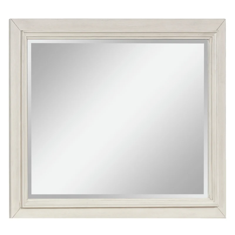 Miroir de bureau en bois/placage bicolore - Shaybrock