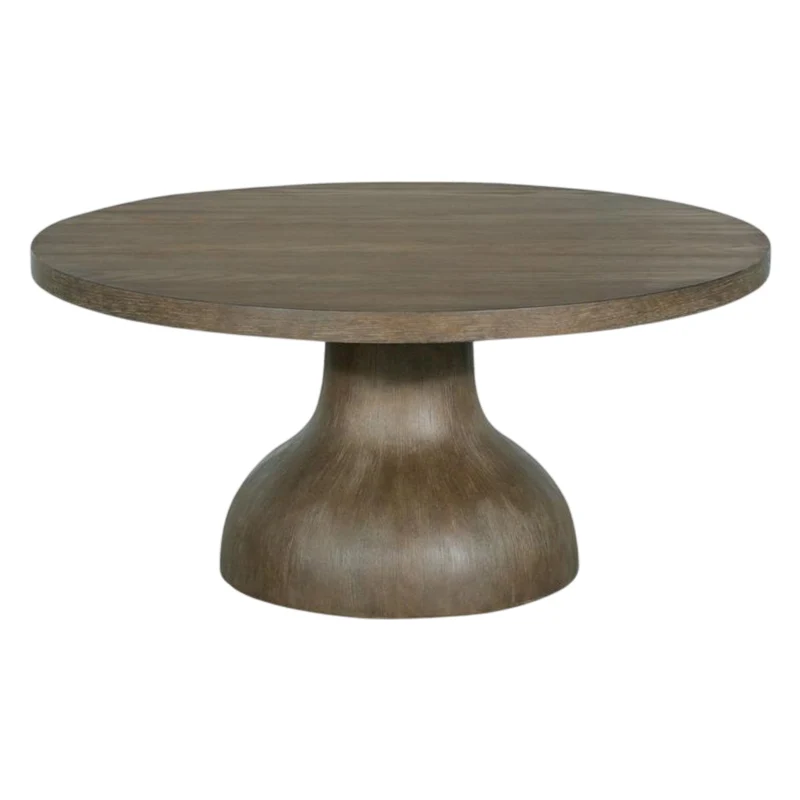 Table basse en bois/placage de chêne brun grisâtre - Bosley