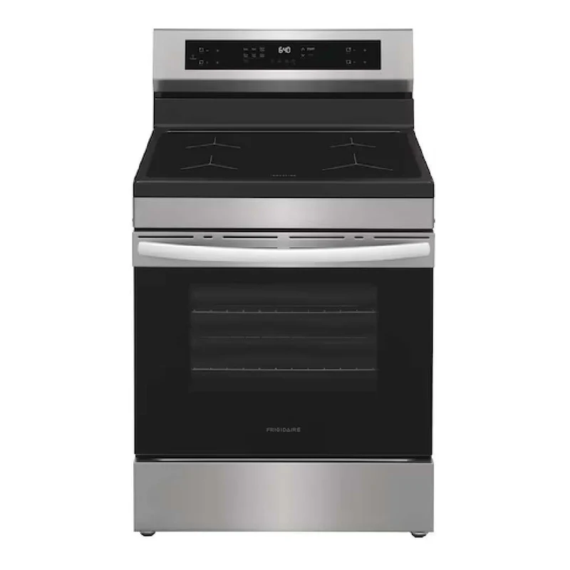 Cuisinière à induction 30 po, 5,3 pi³ Inox avec Power Boost et tiroir Store-More™