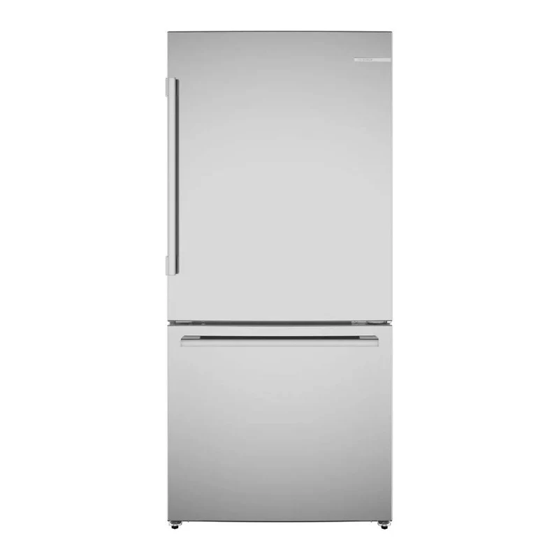 Réfrigérateur encastrable à congélateur inférieur 33 po, 17,2 pi³ Inox avec machine à glaçons - Série 100