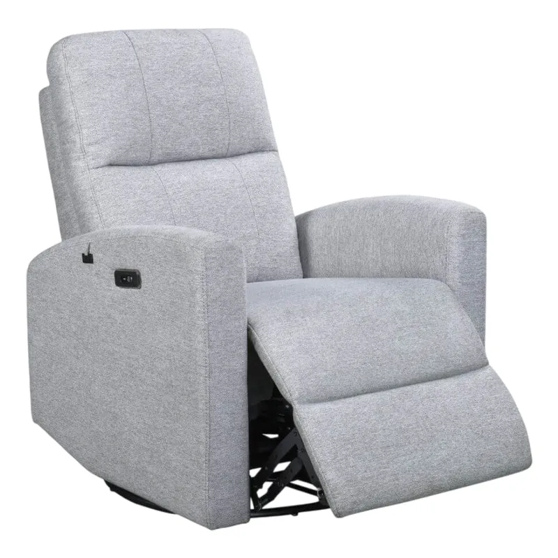 Fauteuil berçant, pivotant et inclinable motorisé en tissu - Florence