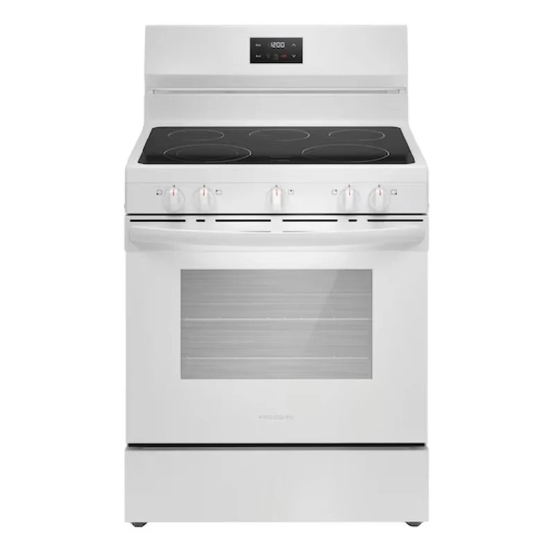 Cuisinière électrique 30 po, 5,3 pi³ Blanc avec Élément SpaceWise® et Quick Broil
