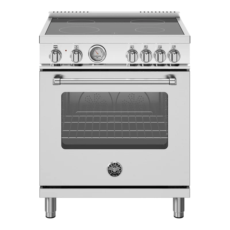 Cuisinière à induction 30 po, 4,7 pi³ Inox avec Convection double - Série Master