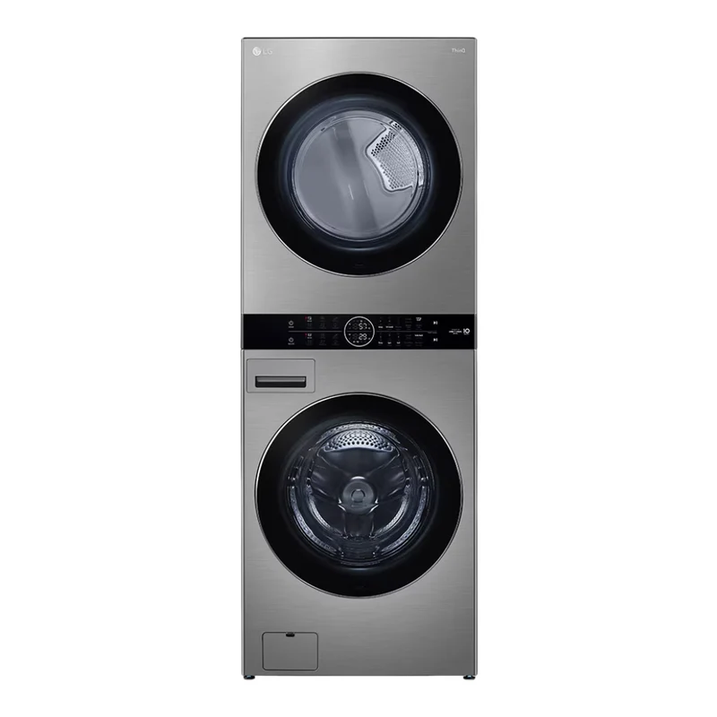 Tour de lavage tout-en-un 27 po, 5,2 pi³ / 7,4 pi³ Inox graphite - IA DD & TurboWash360