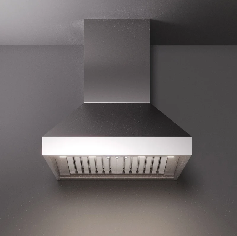 Hotte murale 36 po 600 CFM, Inox avec Filtres à chicanes professionnels - Pyramid Pro NRS