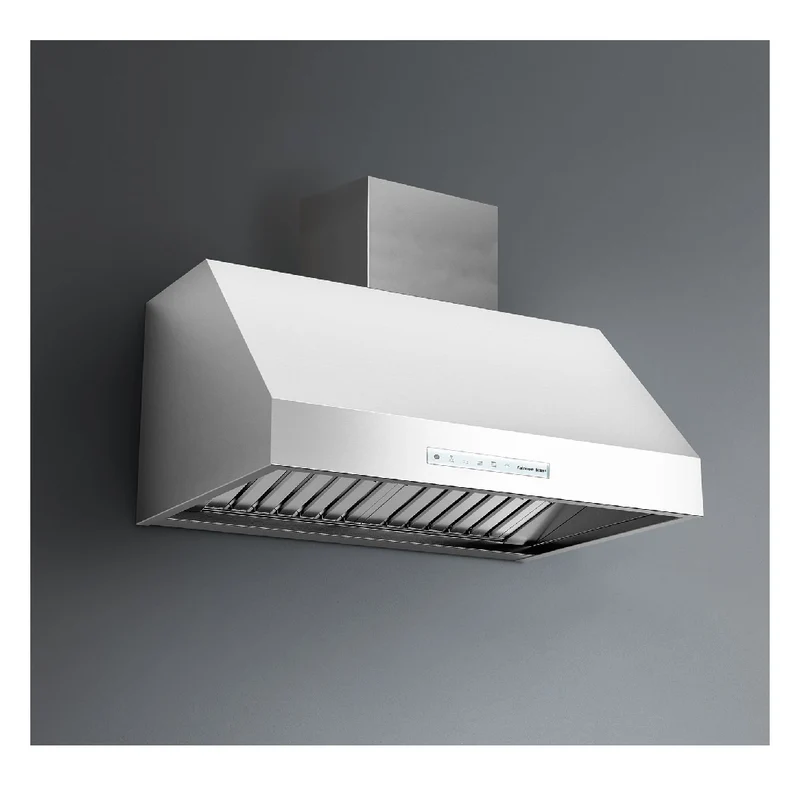 Hotte murale 36 po 600 CFM, Inox avec 4 vitesses et Filtres à chicanes professionnels - Zeus Pro NRS