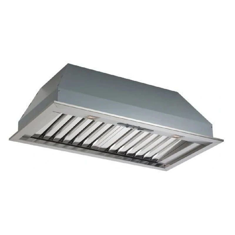 Hotte encastrable 46 po 1000 CFM, Inox avec Filtres à chicanes professionnels - Massimo Pro
