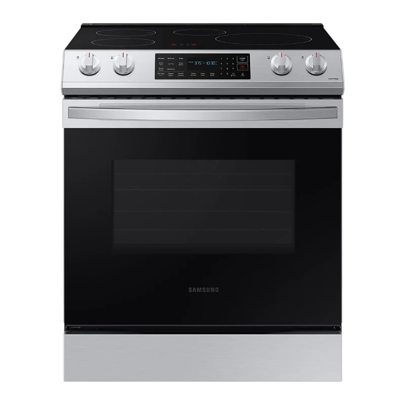 Cuisinière à induction encastrable 30 po, 6,3 pi³ Inox avec Convection, Air Fry et Wi-Fi